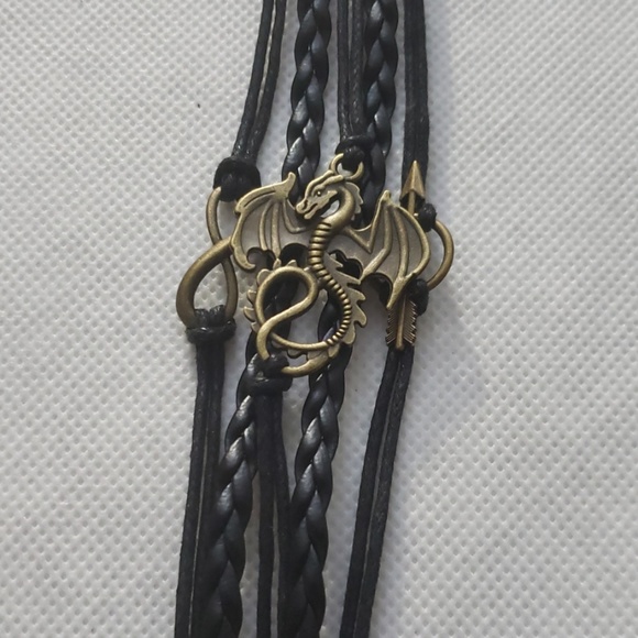Last Chance 1PC Infinity Love Dragon GOT bracelet - Picture 4 of 7